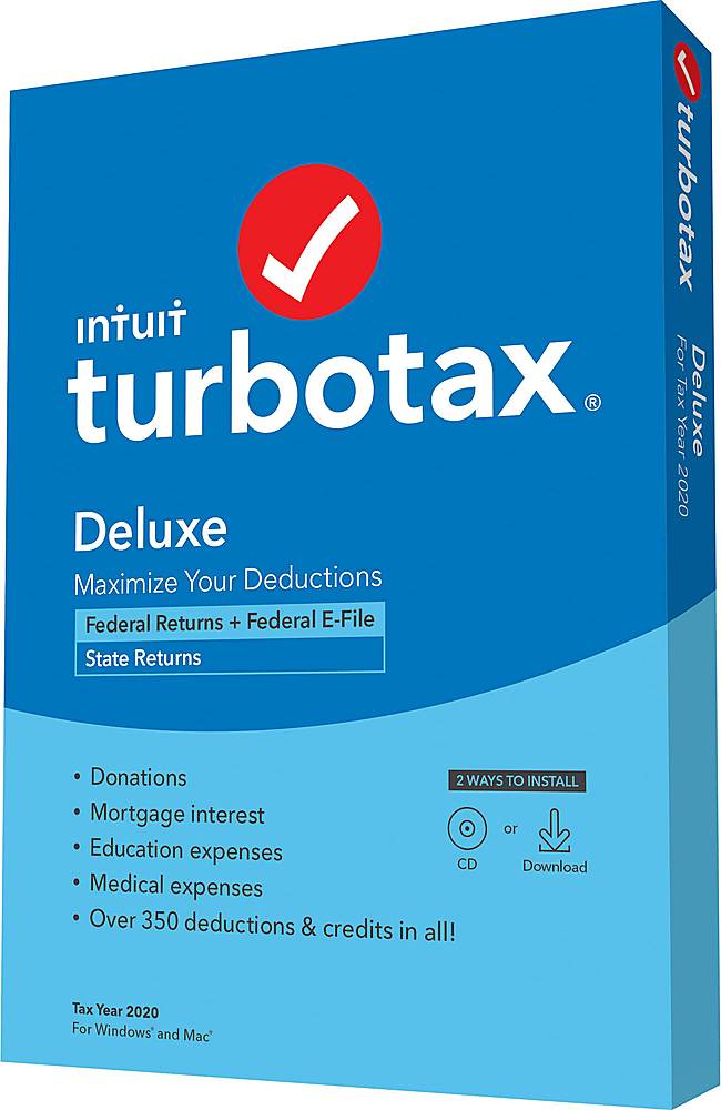 turbotax® home & business federal + e-file + state 2017, for pc/mac, traditional disc